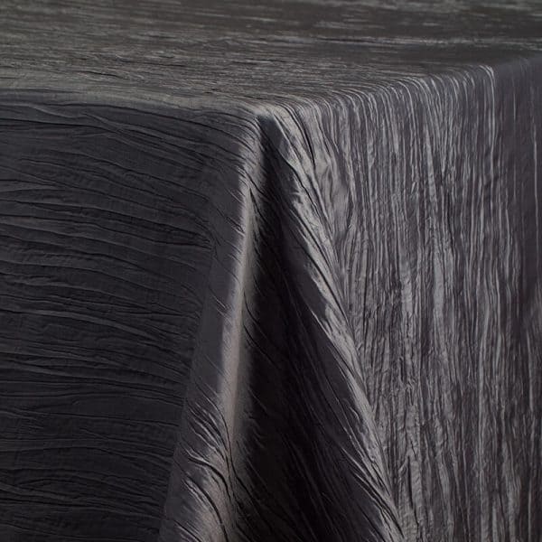 Crinkle Taffeta Pewter Linen