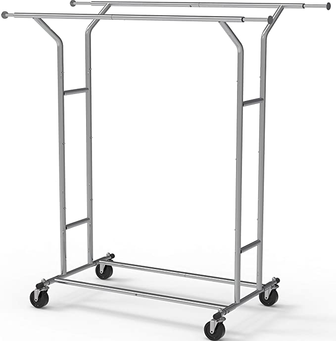 Heavy Duty Double Garment Rack