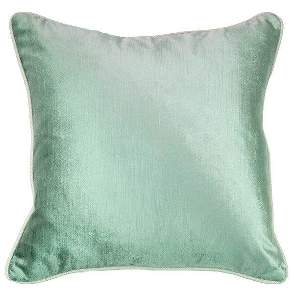 Hamptons Velvet Pillow – Aqua