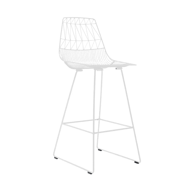 White Hawaii Bar Stool