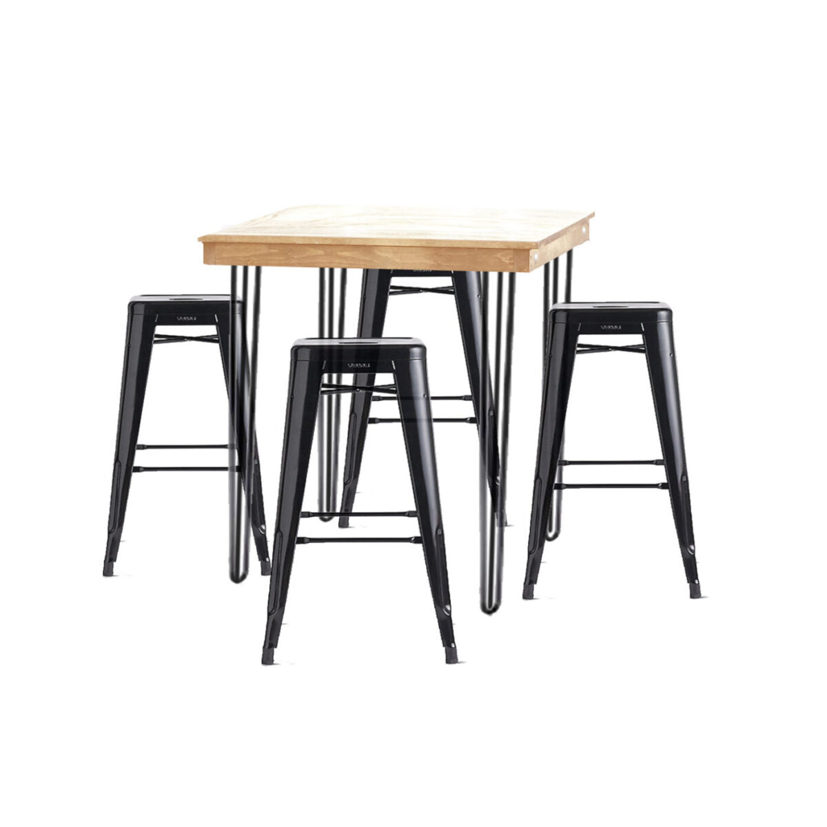 3' Honey Hairpin Cocktail Table