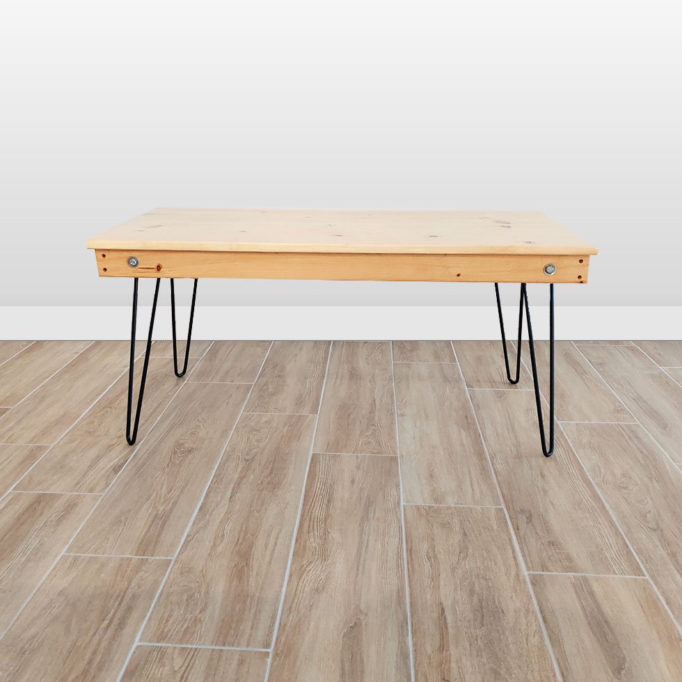 3' Hairpin Honey Coffee Table