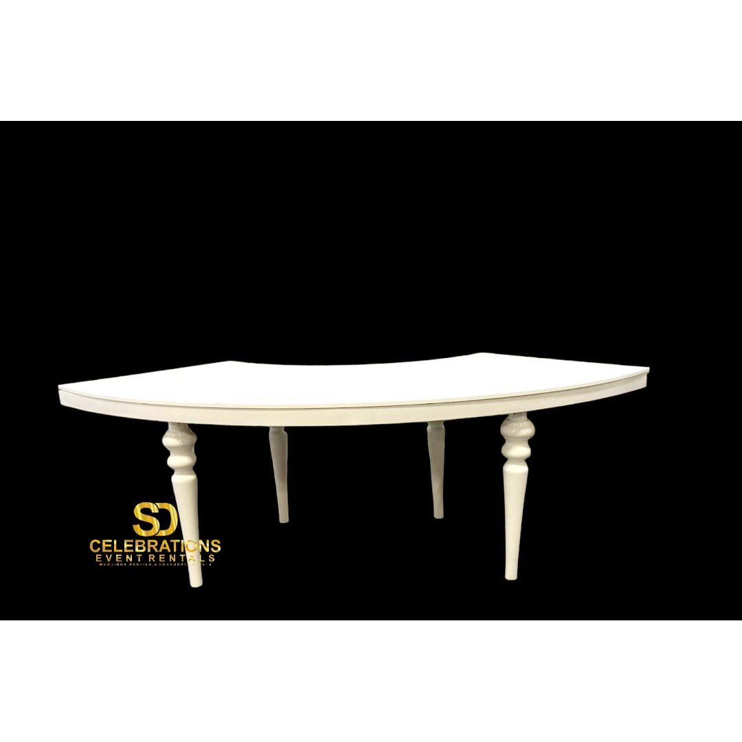 White Serpentine Table