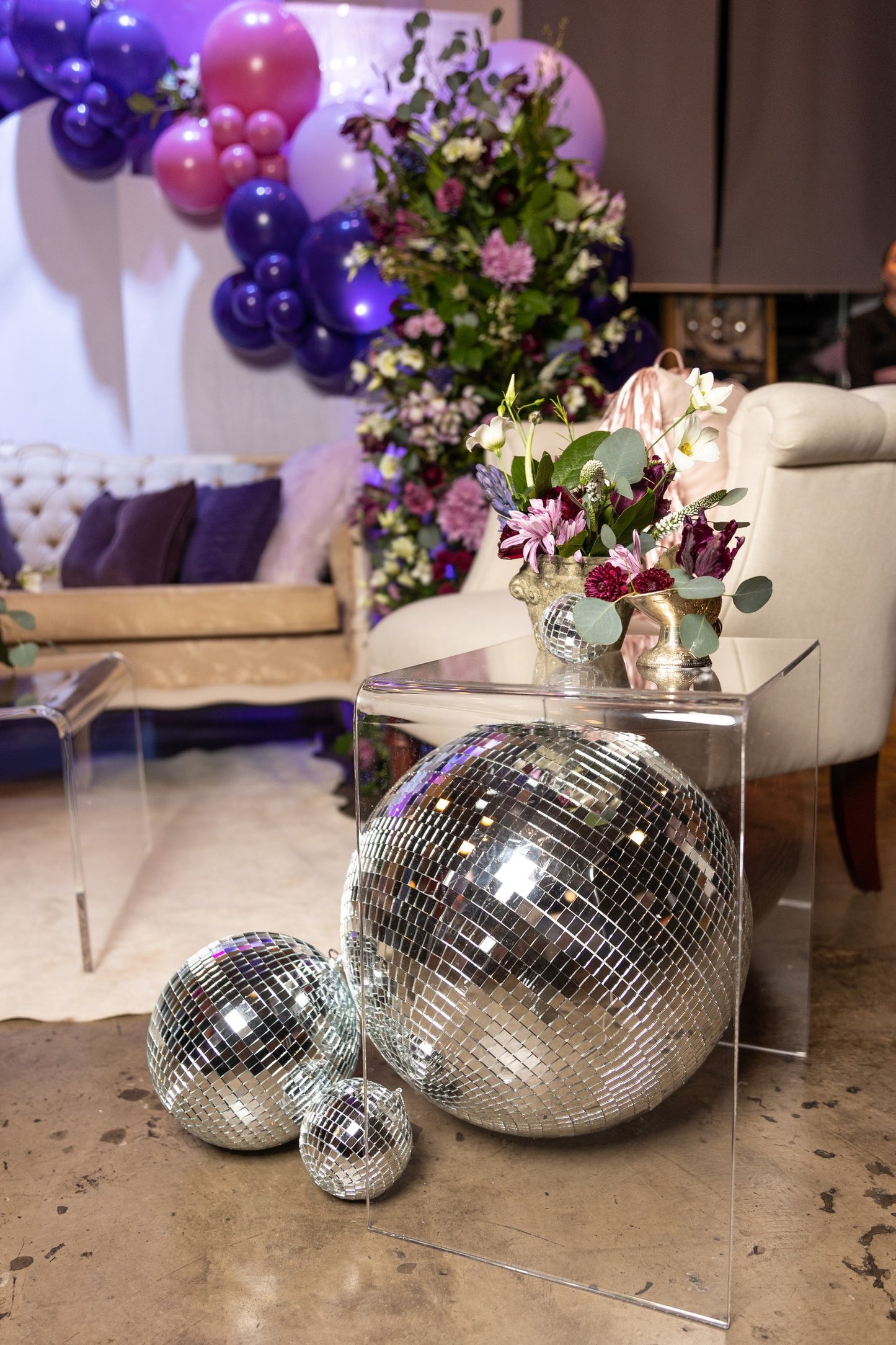 Lucite Nesting Side Tables