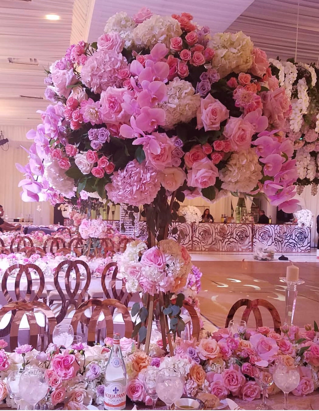 Valentina Rose Gold Chair