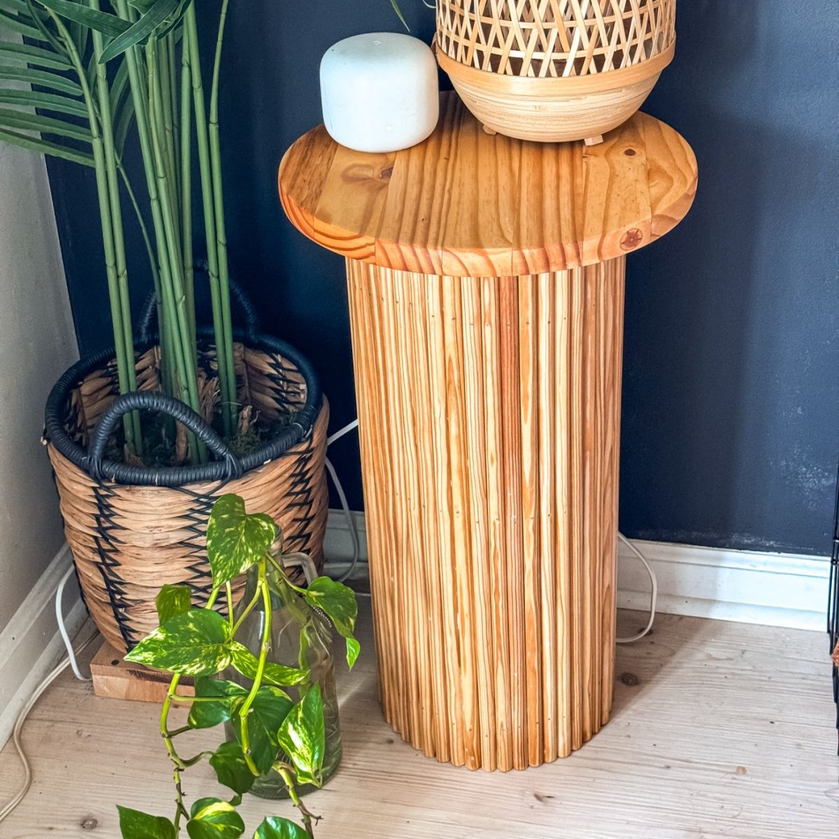 Fluted Side Table