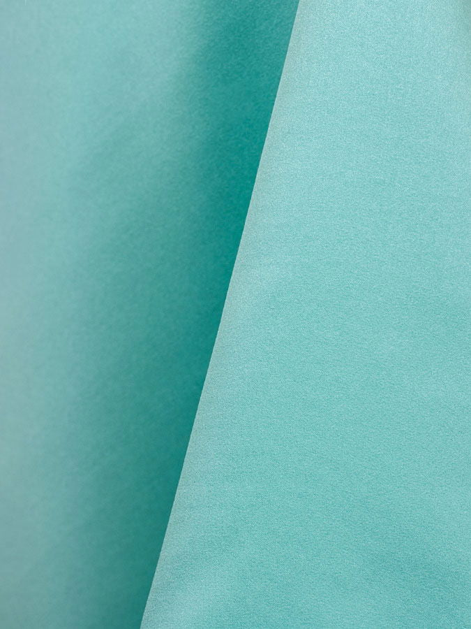 Lamour Matte Satin Aqua Linen