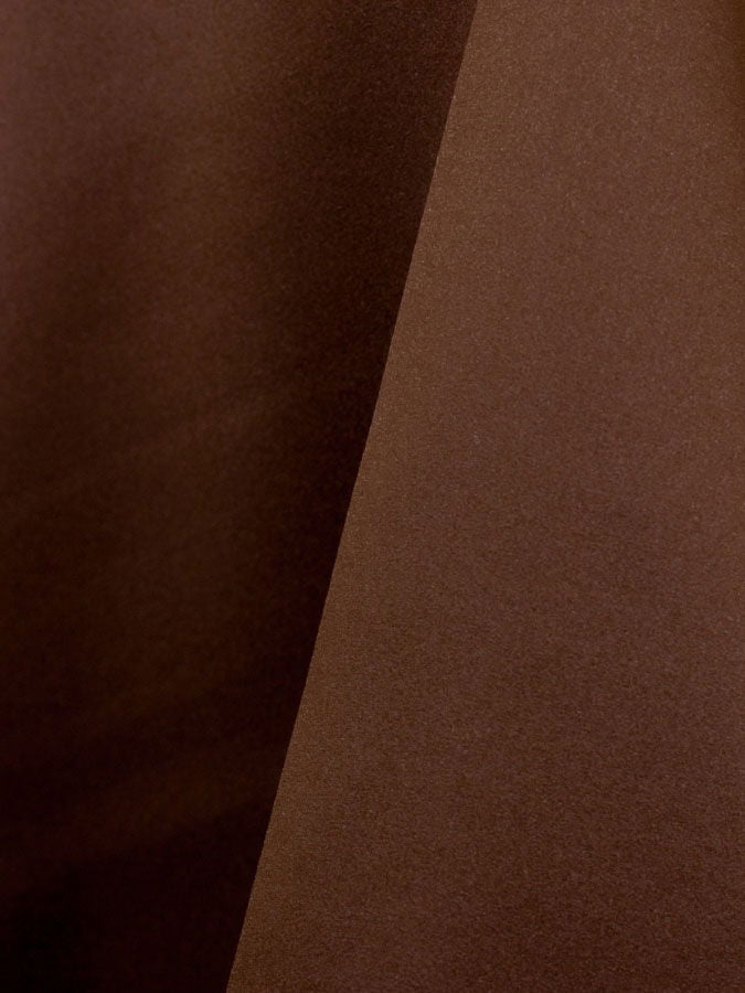 Lamour Matte Satin Brown Linen