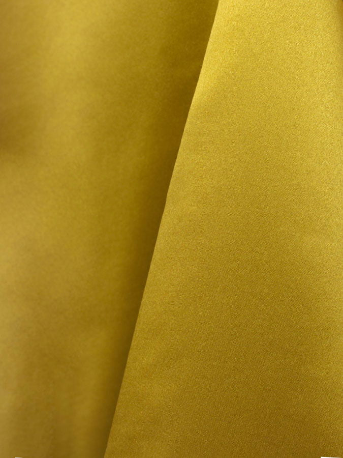 Lamour Matte Satin Citron Linen