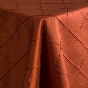 Pintuck Copper Linen