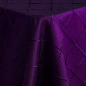 Pintuck Eggplant Linen