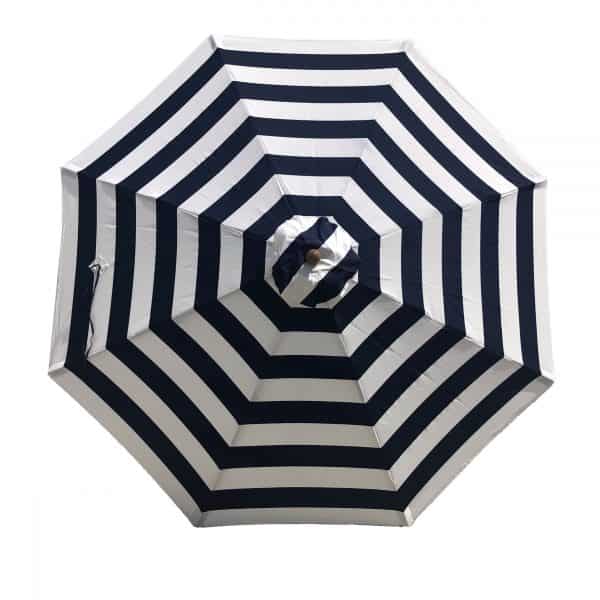 Navy Cabana Stripe 9' Market Umbrella