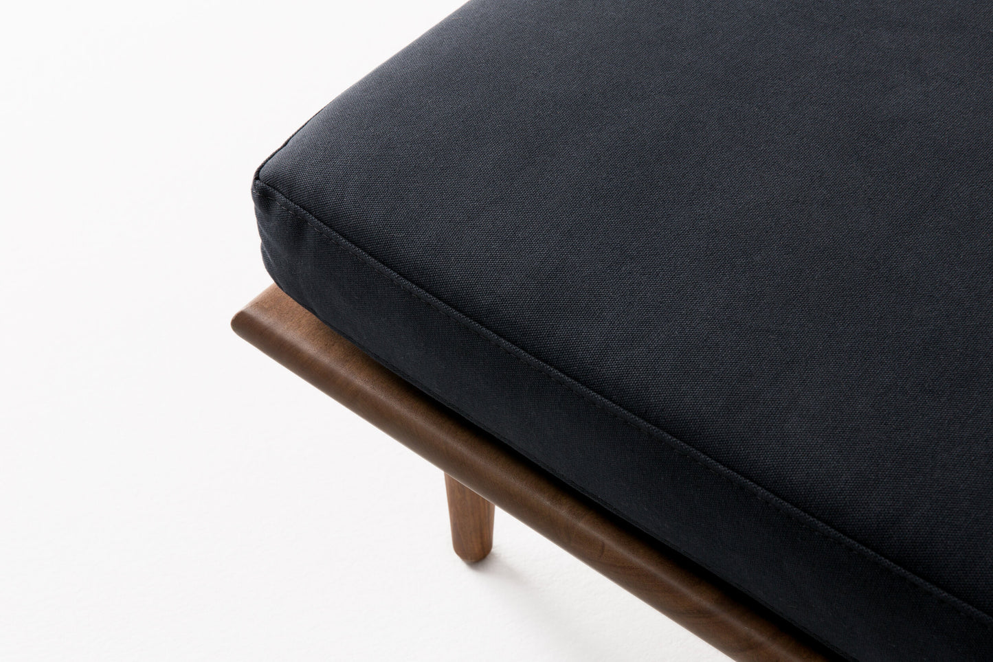 Black Modernica Square Ottoman