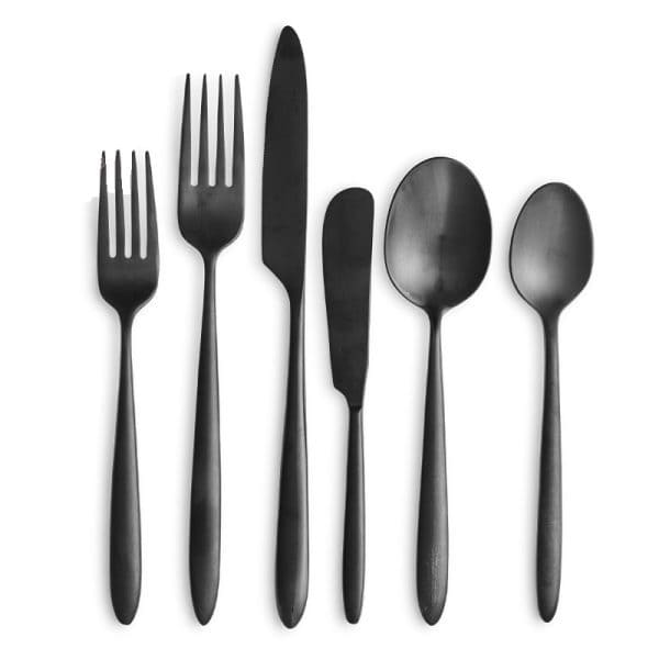 Muse Matte Black Flatware Collection