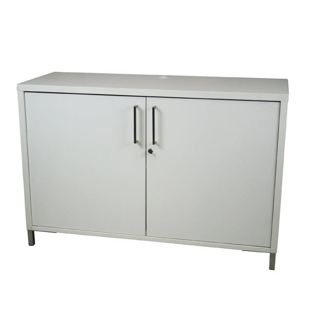 Storage Credenza with Legs - White
