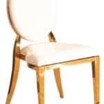 Gold Oracle Chair Black Velvet Full