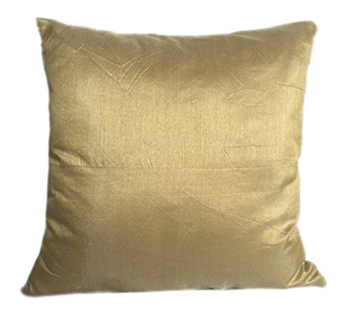 Gold Silk Pillow