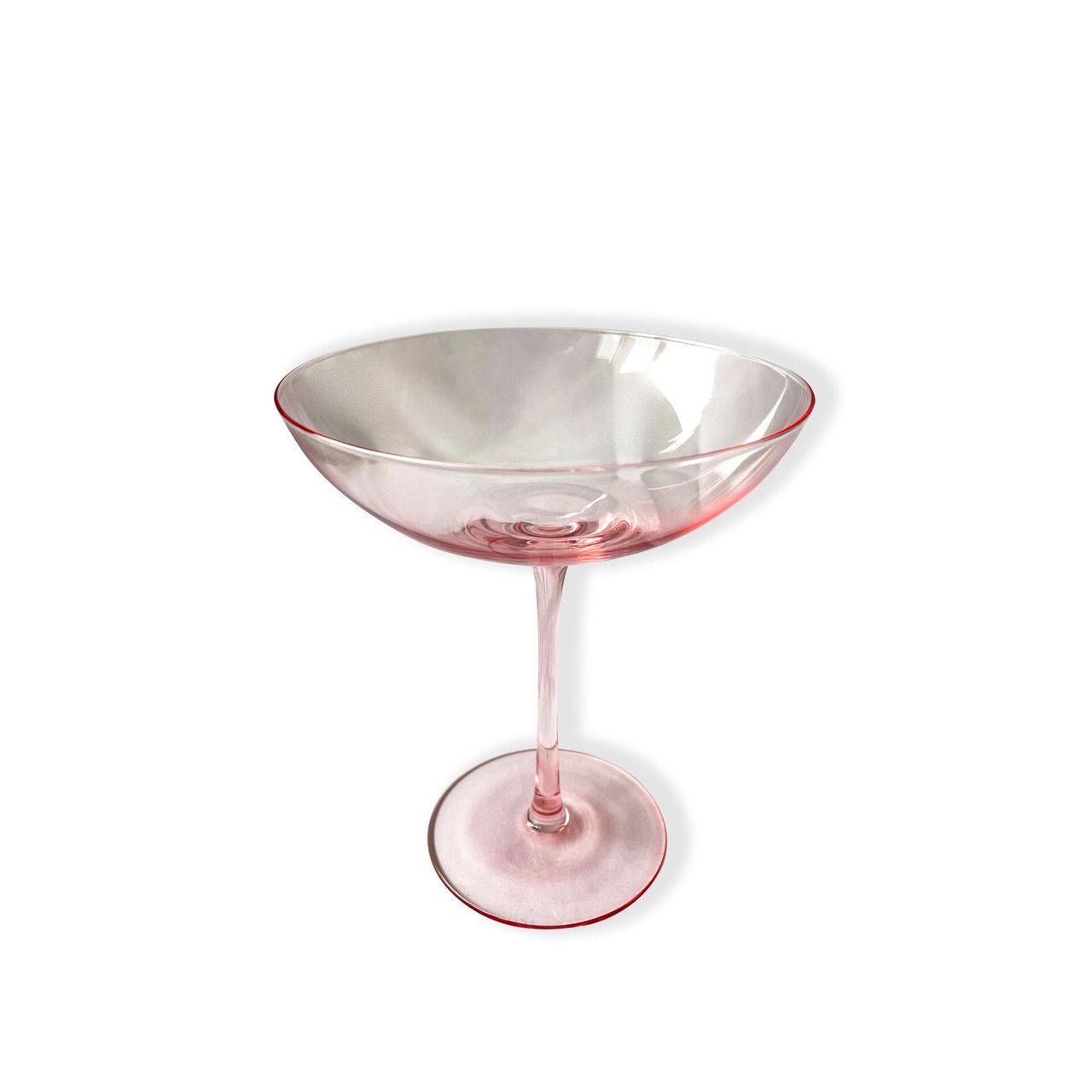 Rose Champagne Saucer Drinkware