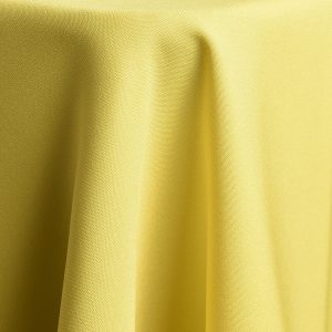 Polyester Yellow Linen
