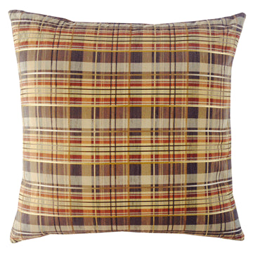 Accent Pillow - Carmalized Plaid