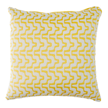 Accent Pillow - Yellow Braces