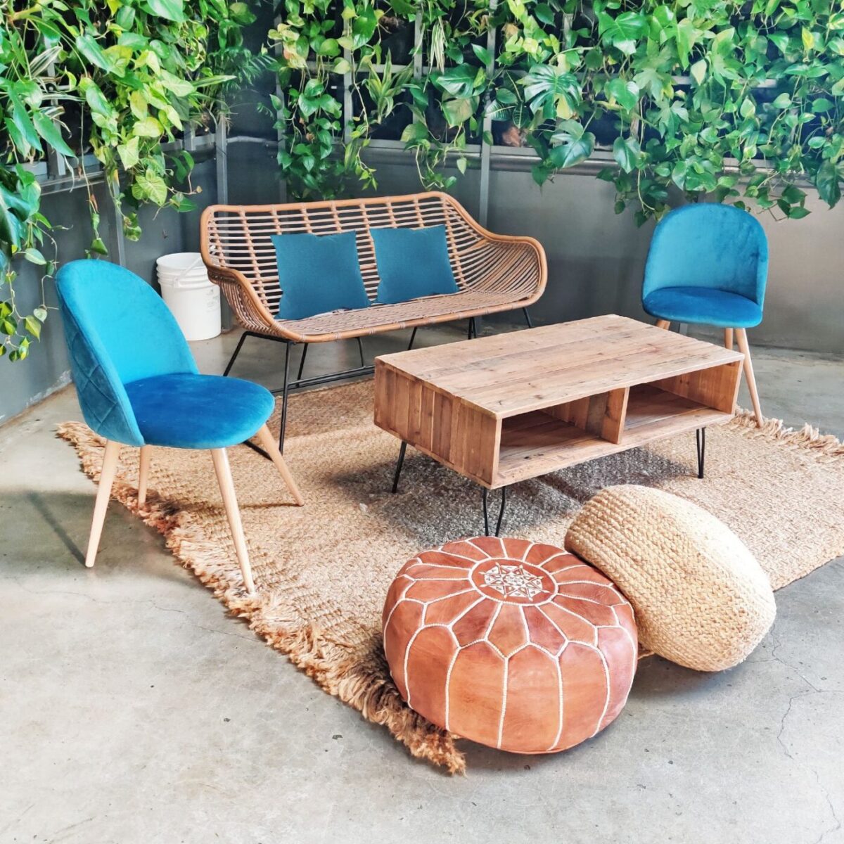 Double Layer Hairpin Coffee Table