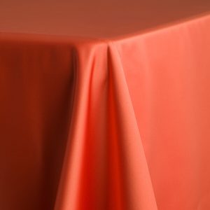 Satin Lamour Burnt Orange Linen