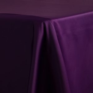 Satin Lamour Plum Linen
