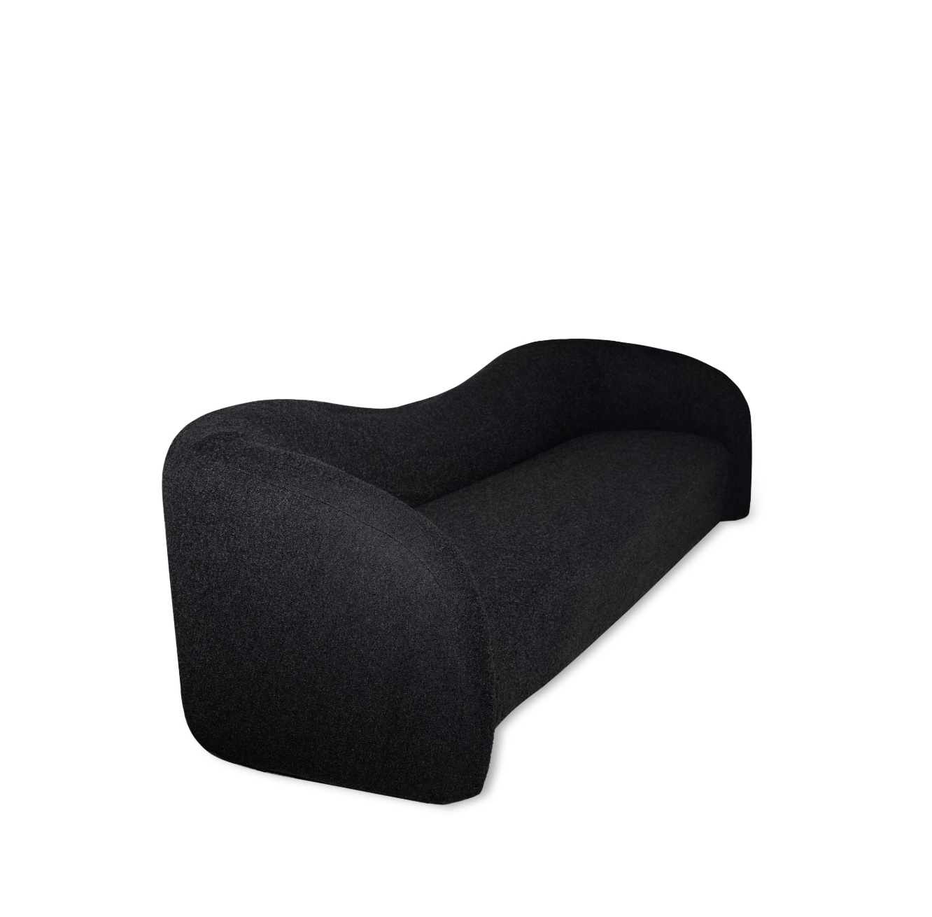 Ava Sofa Black Boucle