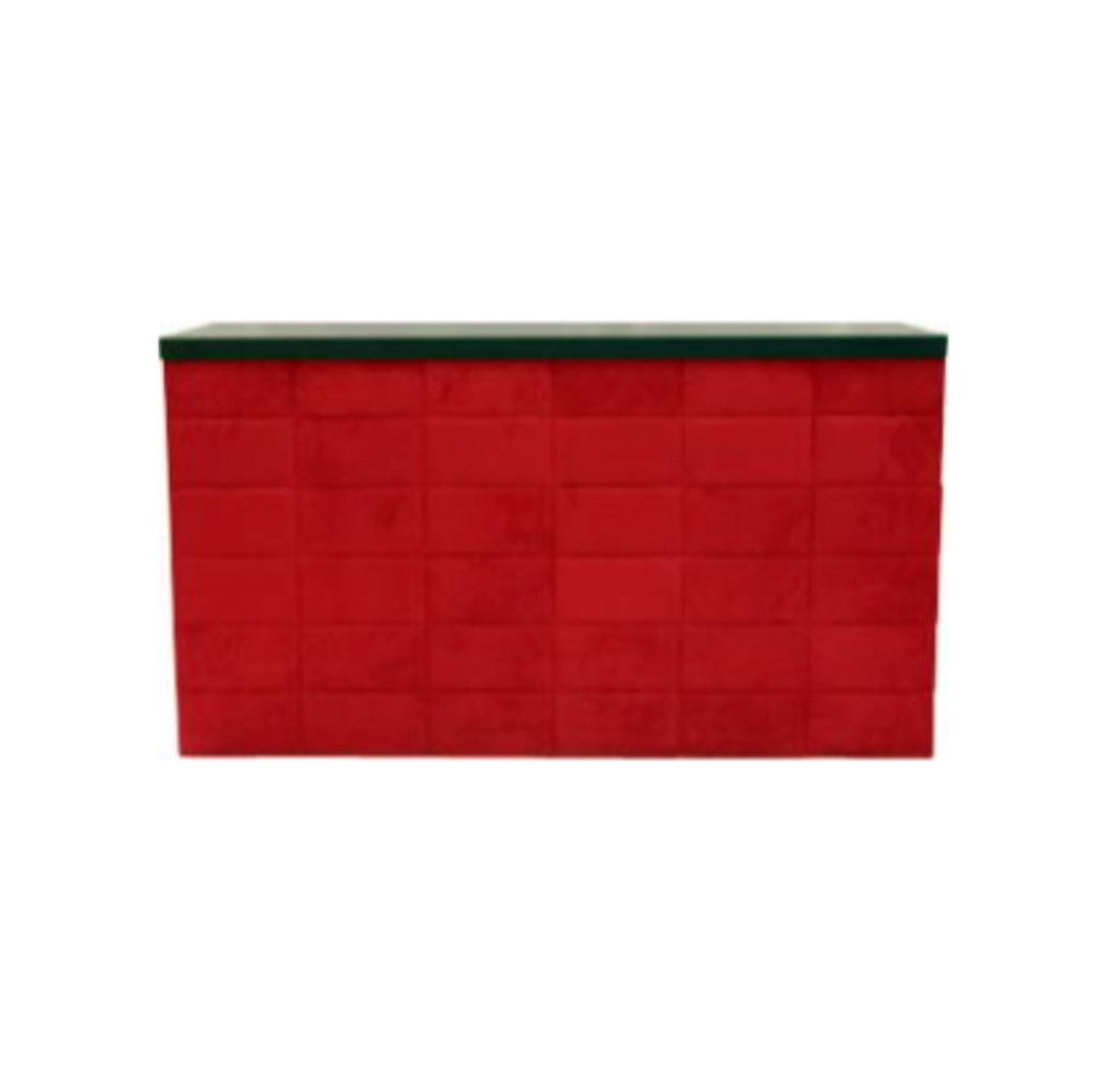 Domino Bar – Red Suede