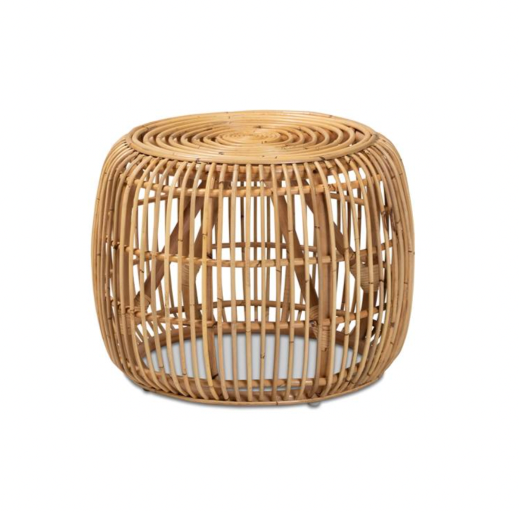 Leona Rattan Side Table
