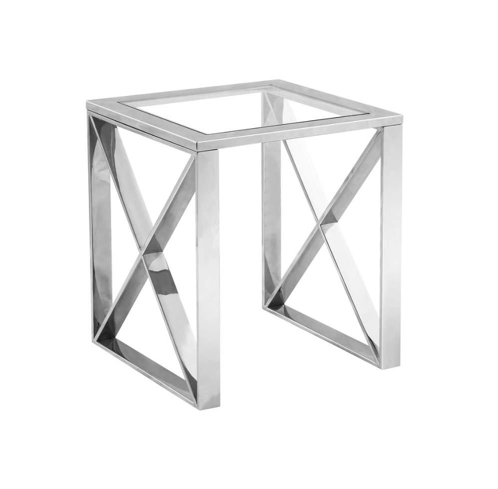 Xavier Side Table – Silver