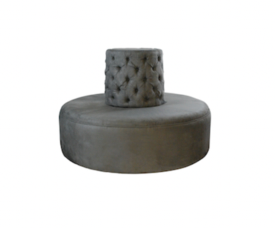 Tufted Bourne – Charcoal Suede