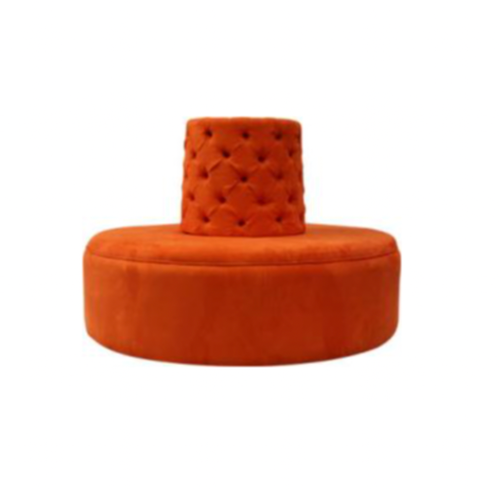 Tufted Bourne – Pumpkin Suede
