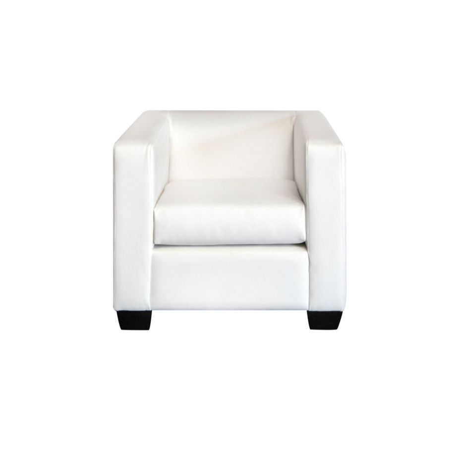 Landon Chair – White Leather