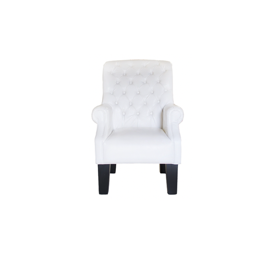 Kane Chair – White Leather