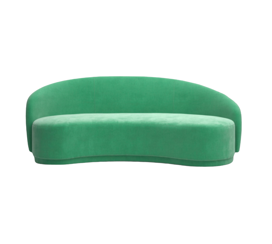 Kenzo Moss Curved Sofa