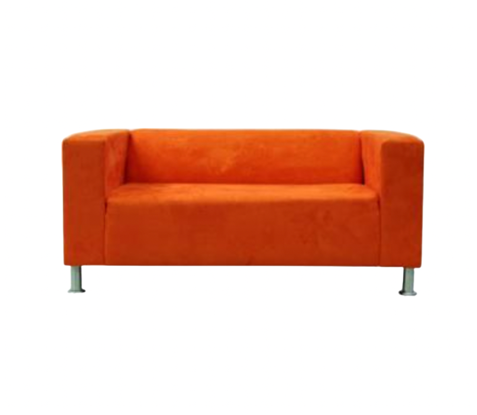 Damian Loveseat – Tangerine Suede