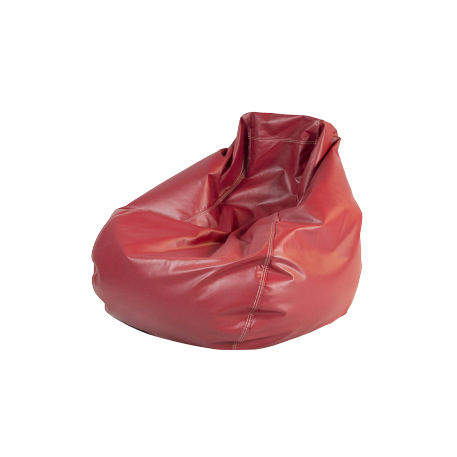 Bean Bag Chair – Red Leather