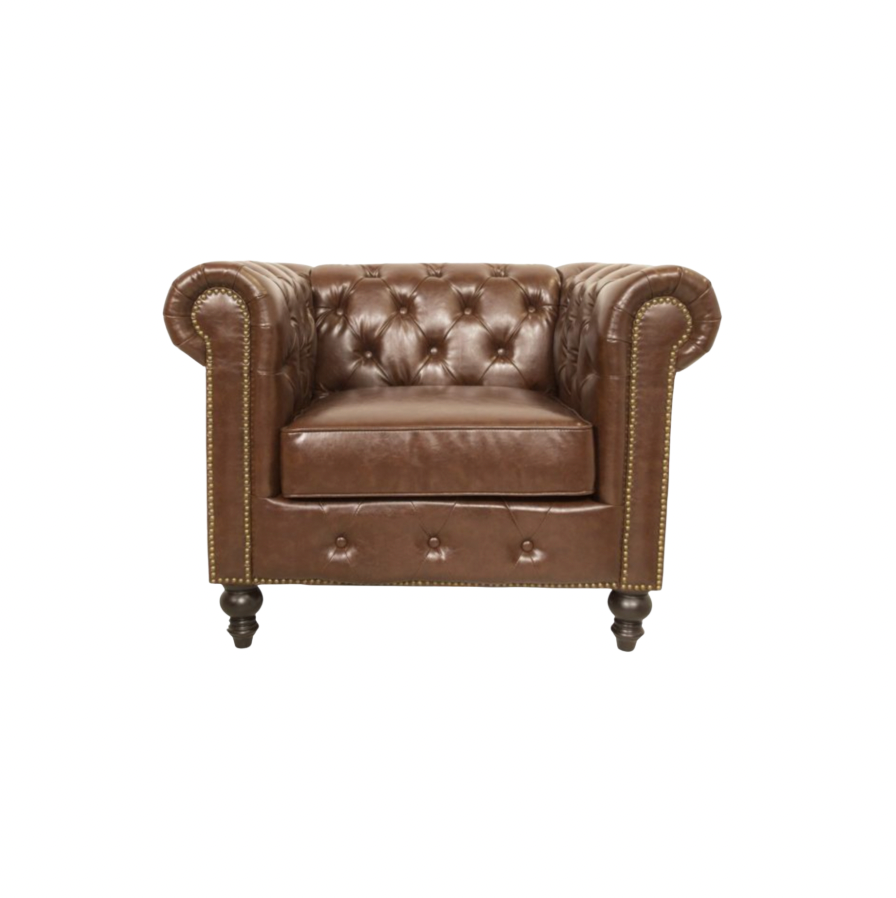 Winston Chair – Brown Leather