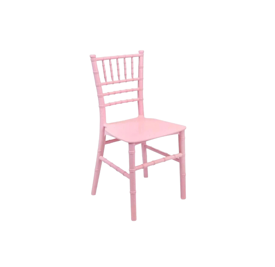 Children's Pink Resin Chiavari Chair