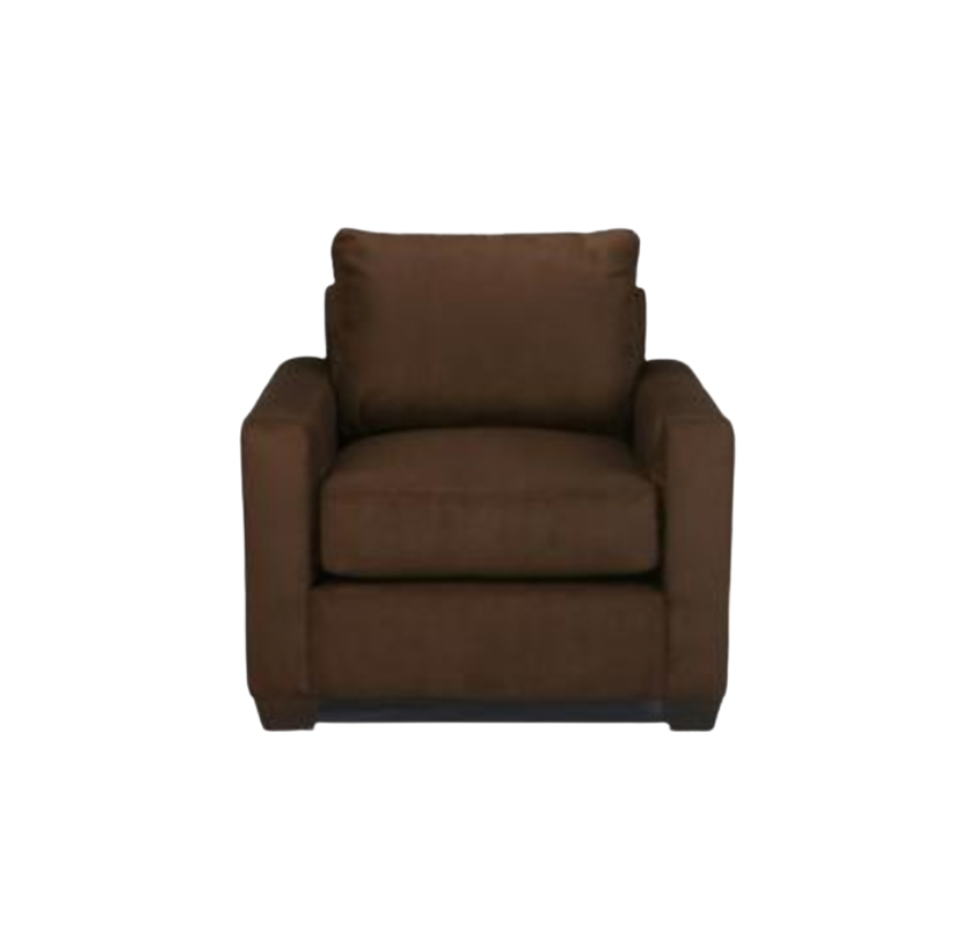 Lux Chair – Chocolate Brown Suede