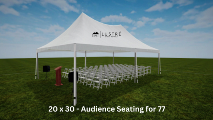 20'x30' High Peak Frame Tent / Canopy