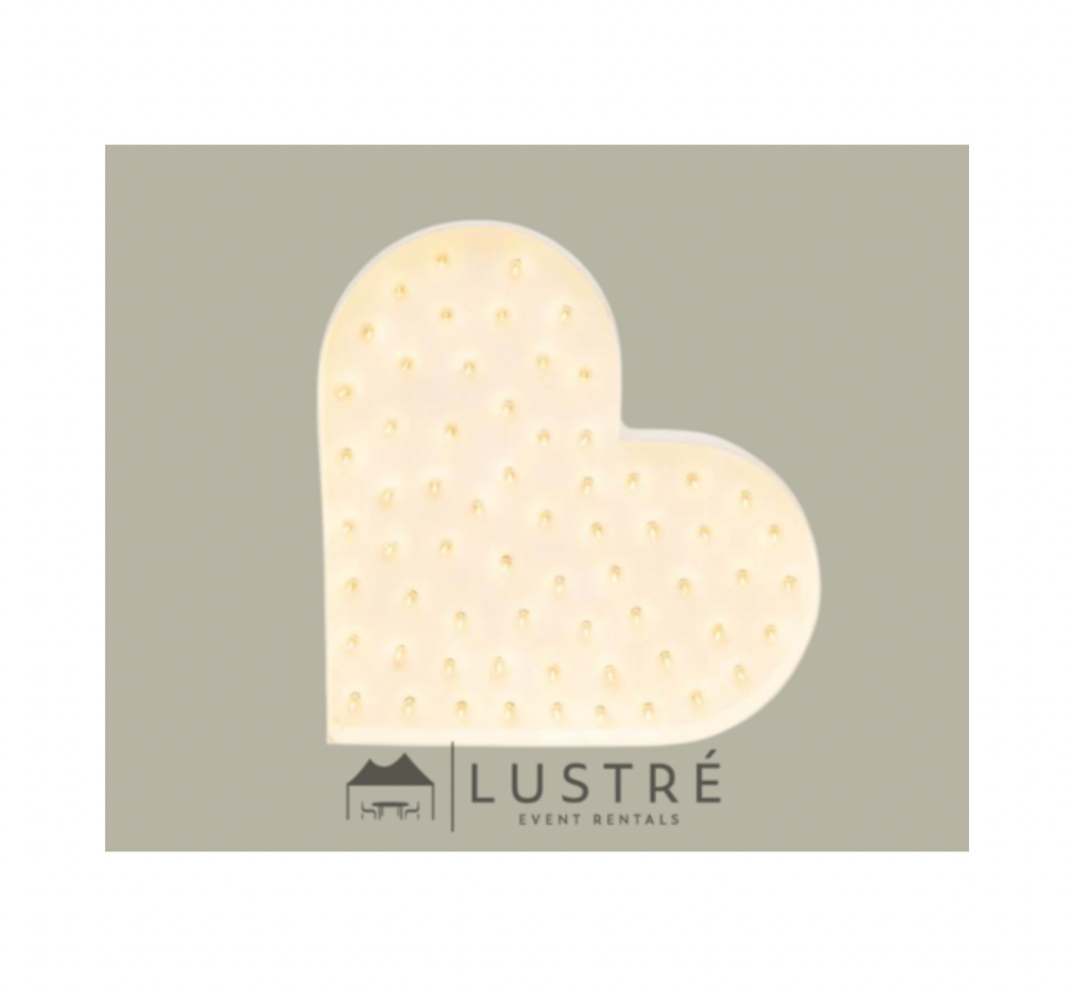 Marquee Symbols - " Heart 2 " (44" Tall & 44" Wide)