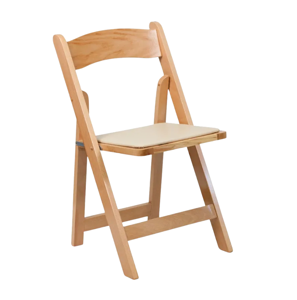 Garden Chair (Natural Wood)