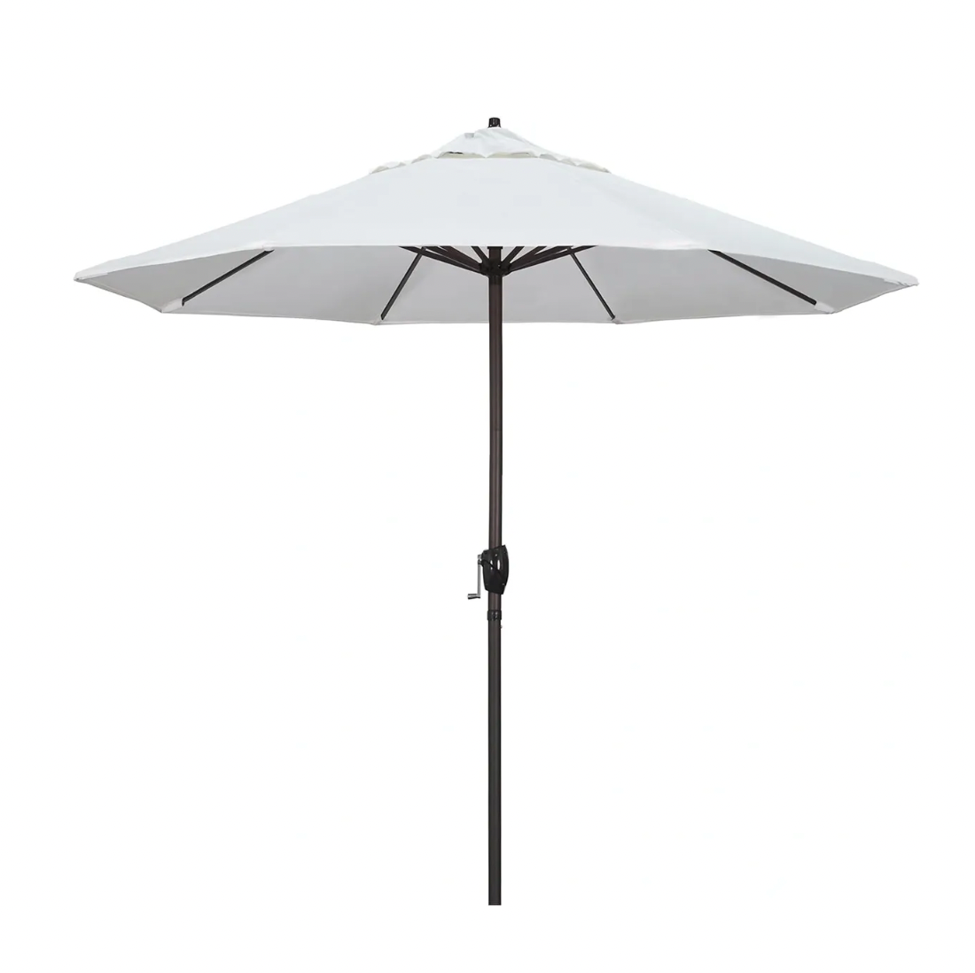 9' White Market Umbrella