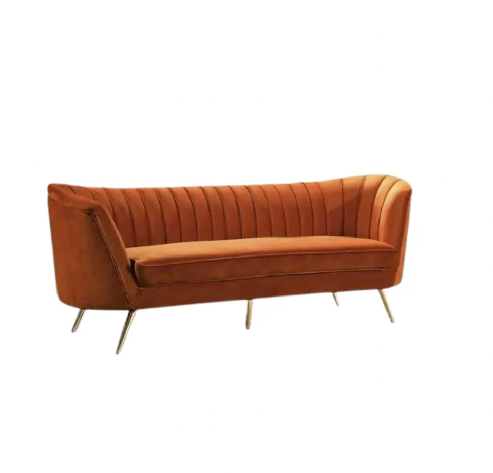Amber Velvet Sofa