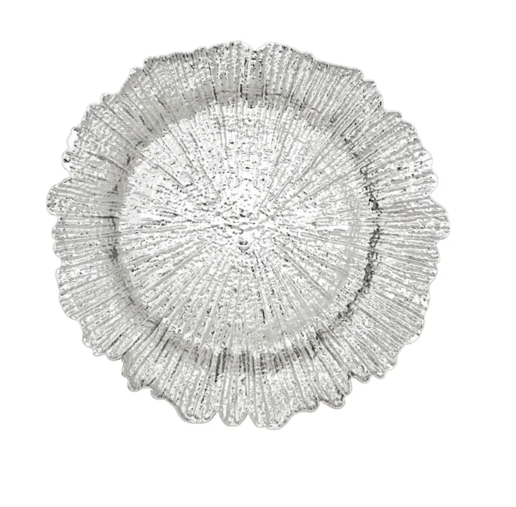 Silver Leaf Charger