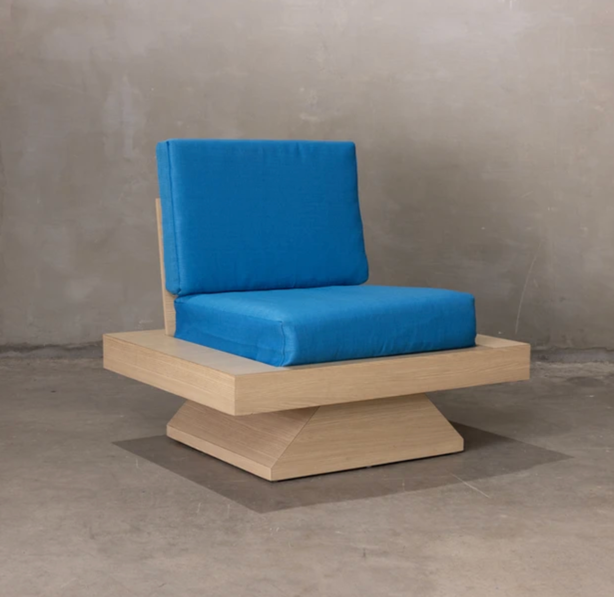 Platform Armchair - Blue