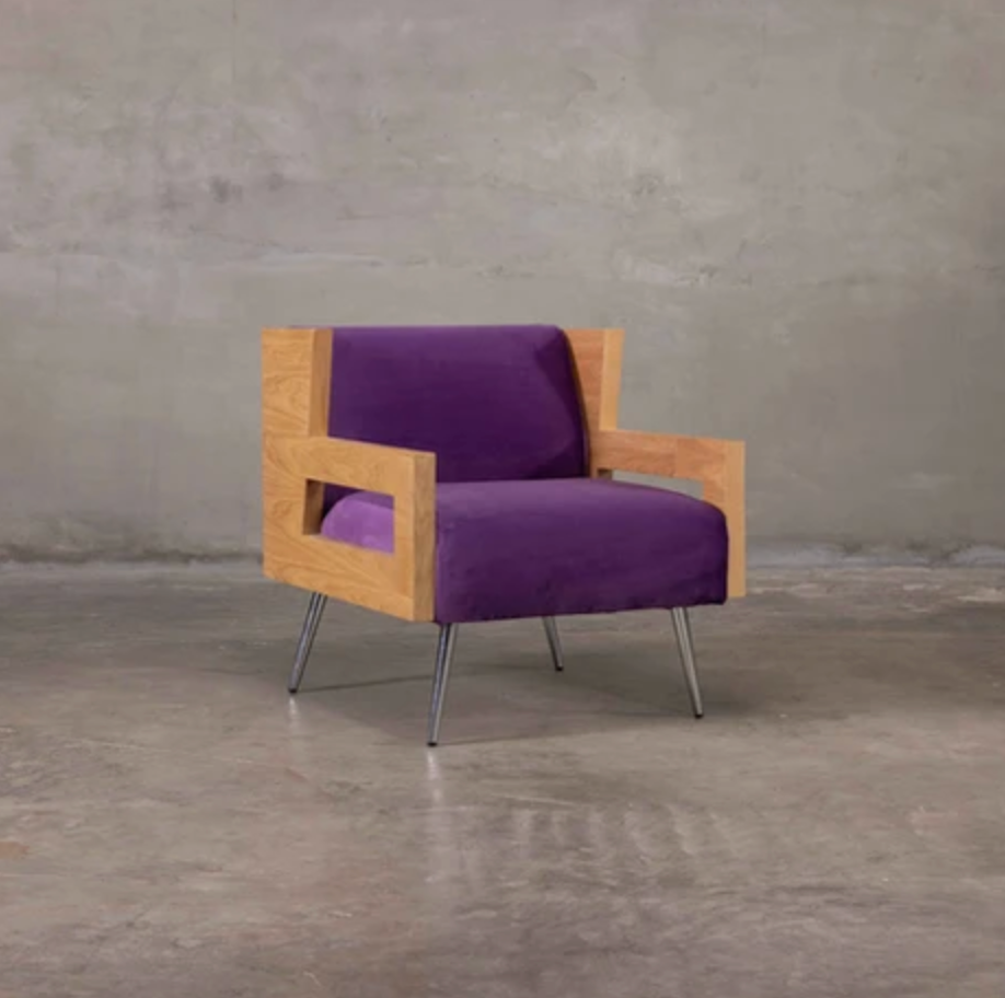 Charles Armchair - Purple